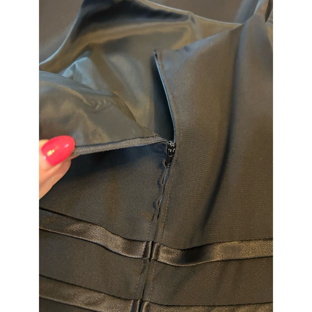 NWT Vintage Dave and Johnny Black Formal Dress - Size 8 - Picture 11 of 13